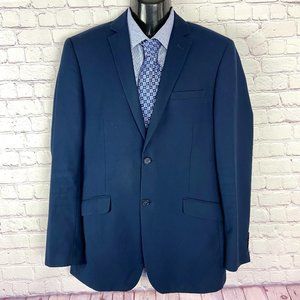 Renoir Men's Navy Blue Blazer. Size 42L/36